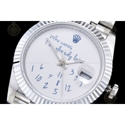 Datejust 41mm 904L SS/Flt/Jub Who Cares GMF A2824