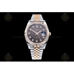 Datejust 41mm 126331 904L RG-SS/Flt/Jub Brown/Dia EWE A3235