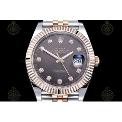 Datejust 41mm 126331 904L RG-SS/Flt/Jub Brown/Dia EWE A3235