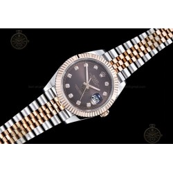 Datejust 41mm 126331 904L RG-SS/Flt/Jub Brown/Dia EWE A3235