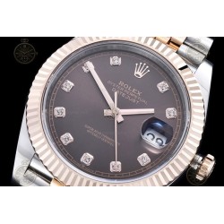 Datejust 41mm 126331 904L RG-SS/Flt/Jub Brown/Dia EWE A3235