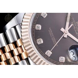 Datejust 41mm 126331 904L RG-SS/Flt/Jub Brown/Dia EWE A3235