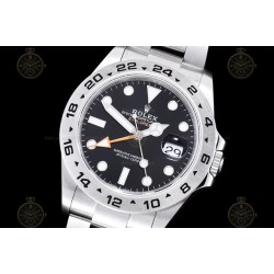 Explorer II 226570 904L SS Black/Dot QF SH3285-2 CHS