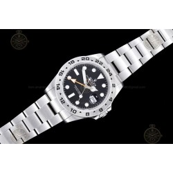 Explorer II 226570 904L SS Black/Dot QF SH3285-2 CHS