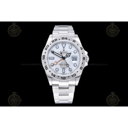 Explorer II 226570 904L SS White/Dot QF SH3285-2 CHS