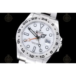 Explorer II 226570 904L SS White/Dot QF SH3285-2 CHS