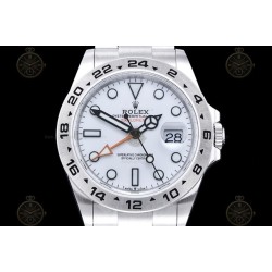 Explorer II 226570 904L SS White/Dot QF SH3285-2 CHS