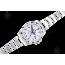 Explorer II 226570 904L SS White/Dot QF SH3285-2 CHS