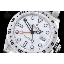 Explorer II 226570 904L SS White/Dot QF SH3285-2 CHS