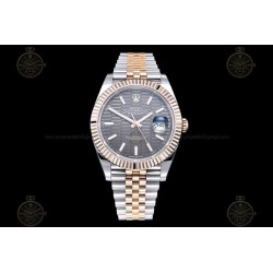 Datejust 41mm 126331 904L RG-SS/Flt/Jub Honeycomb Grey/Stk EWE A3235