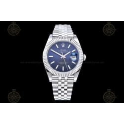 Datejust 41mm 904L SS/Flt/Jub Blue/Stk EWE A3235