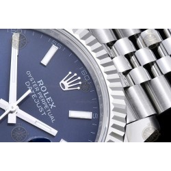 Datejust 41mm 904L SS/Flt/Jub Blue/Stk EWE A3235