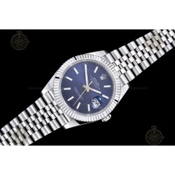 Datejust 41mm 904L SS/Flt/Jub Blue/Stk EWE A3235