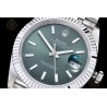 Datejust 41mm 904L SS/Flt/Jub Green/Stk EWE A3235