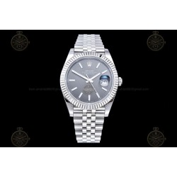 Datejust 41mm 904L SS/Flt/Jub Grey/Stk EWE A3235