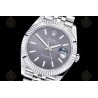 Datejust 41mm 904L SS/Flt/Jub Grey/Stk EWE A3235