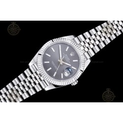 Datejust 41mm 904L SS/Flt/Jub Grey/Stk EWE A3235