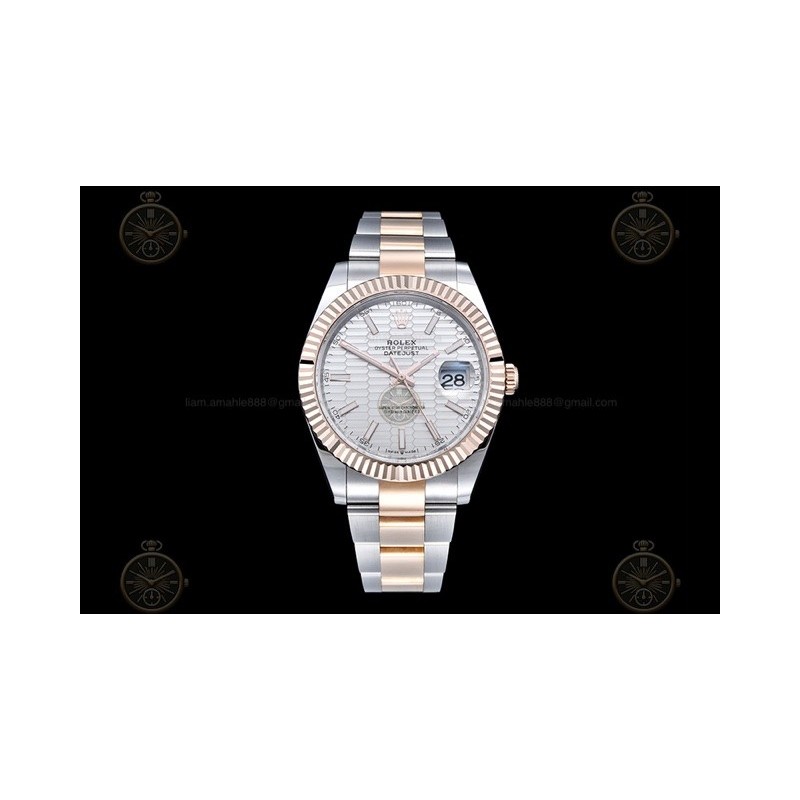 Datejust 41mm 126331 904L RG-SS/Flt/Oys HCSilver/Stk EWE A3235