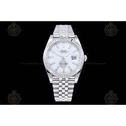 Datejust 41mm 904L SS/Flt/Jub White/Stk EWE A3235