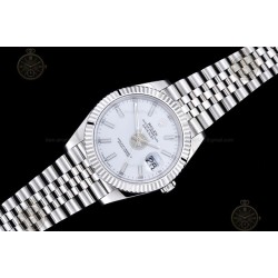 Datejust 41mm 904L SS/Flt/Jub White/Stk EWE A3235