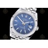 Datejust 41mm 904L SS/Flt/Jub Honeycomb Blue/Stk EWE A3235