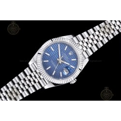 Datejust 41mm 904L SS/Flt/Jub Honeycomb Blue/Stk EWE A3235