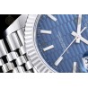 Datejust 41mm 904L SS/Flt/Jub Honeycomb Blue/Stk EWE A3235