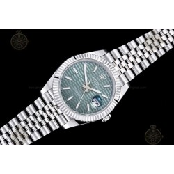 Datejust 41mm 904L SS/Flt/Jub Honeycomb Green/Stk EWE A3235