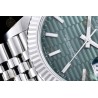 Datejust 41mm 904L SS/Flt/Jub Honeycomb Green/Stk EWE A3235