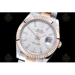 Datejust 41mm 126331 904L RG-SS/Flt/Oys HCSilver/Stk EWE A3235