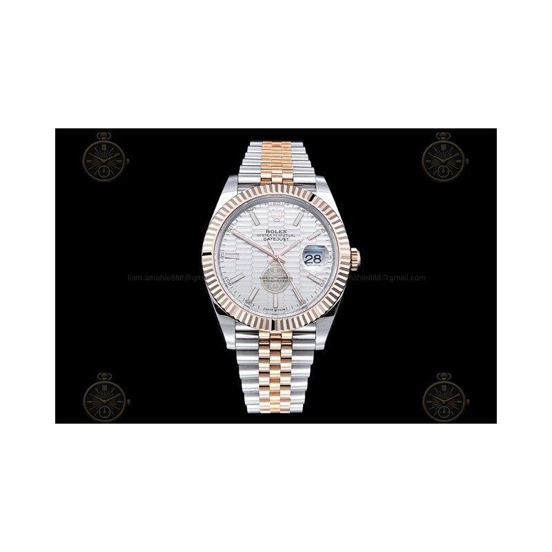 Datejust 41mm 126331 904L RG-SS/Flt/Jub Honeycomb RG/Stk EWE A3235