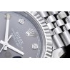 Datejust 41mm 904L SS/Flt/Jub Grey/Dia EWE A3235