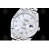 Datejust 41mm 904L SS/Flt/Jub White MOP/Dia EWE A3235