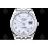 Datejust 41mm 904L SS/Flt/Jub White MOP/Dia EWE A3235