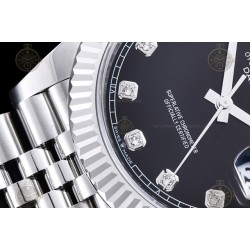 Datejust 41mm 904L SS/Flt/Jub Black/Dia EWE A3235