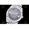 Datejust 41mm 904L SS/Flt/Jub Grey/Rmn EWE A3235