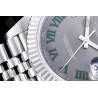 Datejust 41mm 904L SS/Flt/Jub Grey/Rmn EWE A3235