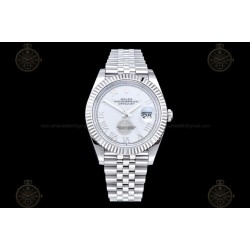 Datejust 41mm 904L SS/Flt/Jub White/Rmn EWE A3235