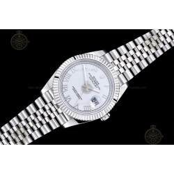 Datejust 41mm 904L SS/Flt/Jub White/Rmn EWE A3235