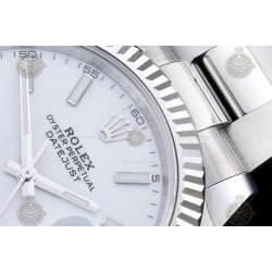 Datejust 41mm 904L SS/Flt/Oys White/Stk EWE A3235