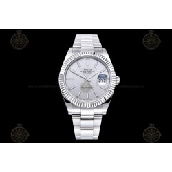 Datejust 41mm 904L SS/Flt/Oys Silver/Stk EWE A3235