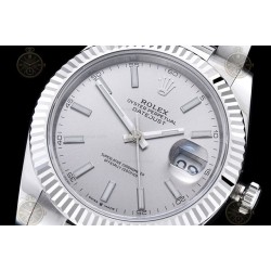 Datejust 41mm 904L SS/Flt/Oys Silver/Stk EWE A3235