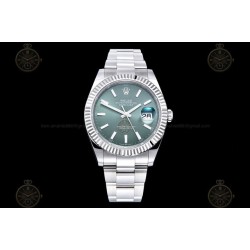 Datejust 41mm 904L SS/Flt/Oys Green/Stk EWE A3235