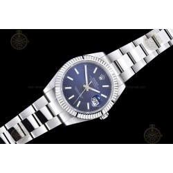 Datejust 41mm 904L SS/Flt/Oys Blue/Stk EWE A3235