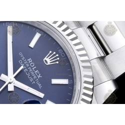 Datejust 41mm 904L SS/Flt/Oys Blue/Stk EWE A3235