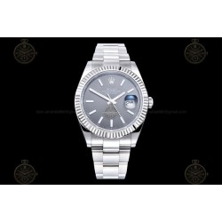 Datejust 41mm 904L SS/Flt/Oys Grey/Stk EWE A3235