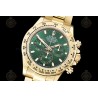 Daytona 116508  904L YG Green/Stk SWF SH4130