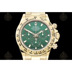 Daytona 116508  904L YG Green/Stk SWF SH4130