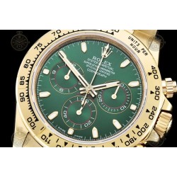 Daytona 116508  904L YG Green/Stk SWF SH4130