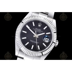 Datejust 41mm 904L SS/Flt/Oys Black/Stk EWE A3235